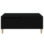 vidaXL Măsuță de cafea, negru, 90x50x36,5 cm, lemn compozit vidaXL Măsuță de cafea, negru, 90x50x36,5 cm, lemn compozit