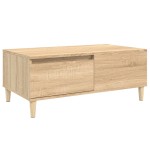 vidaXL Măsuță de cafea, stejar sonoma, 90x50x36,5 cm, lemn compozit