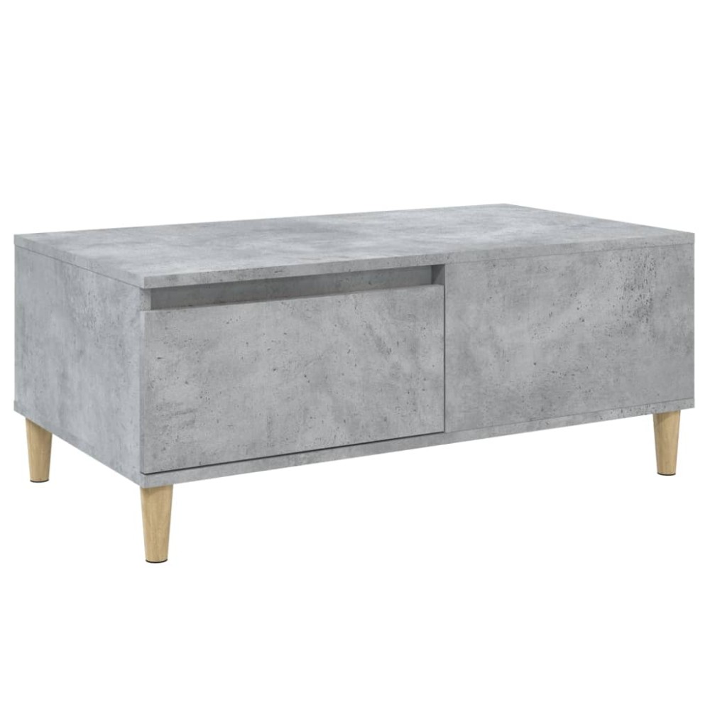 vidaXL Măsuță de cafea, gri beton, 90x50x36,5 cm, lemn compozit