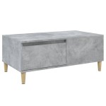 vidaXL Măsuță de cafea, gri beton, 90x50x36,5 cm, lemn compozit vidaXL Măsuță de cafea, gri beton, 90x50x36,5 cm, lemn compozit