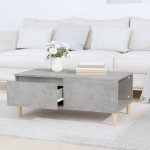 vidaXL Măsuță de cafea, gri beton, 90x50x36,5 cm, lemn compozit vidaXL Măsuță de cafea, gri beton, 90x50x36,5 cm, lemn compozit