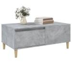 vidaXL Măsuță de cafea, gri beton, 90x50x36,5 cm, lemn compozit vidaXL Măsuță de cafea, gri beton, 90x50x36,5 cm, lemn compozit