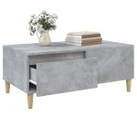 vidaXL Măsuță de cafea, gri beton, 90x50x36,5 cm, lemn compozit vidaXL Măsuță de cafea, gri beton, 90x50x36,5 cm, lemn compozit