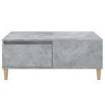 vidaXL Măsuță de cafea, gri beton, 90x50x36,5 cm, lemn compozit vidaXL Măsuță de cafea, gri beton, 90x50x36,5 cm, lemn compozit