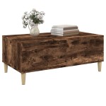 vidaXL Măsuță de cafea, stejar fumuriu, 90x50x36,5 cm, lemn prelucrat vidaXL Măsuță de cafea, stejar fumuriu, 90x50x36,5 cm, lemn prelucrat