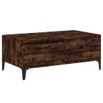 vidaXL Măsuță de cafea, stejar fumuriu, 90x50x36,5 cm, lemn prelucrat vidaXL Măsuță de cafea, stejar fumuriu, 90x50x36,5 cm, lemn prelucrat