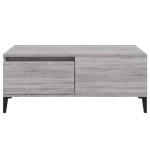 vidaXL Măsuță de cafea, gri sonoma, 90x50x36,5 cm, lemn prelucrat vidaXL Măsuță de cafea, gri sonoma, 90x50x36,5 cm, lemn prelucrat