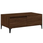 vidaXL Măsuță de cafea, stejar maro, 90x50x36,5 cm, lemn prelucrat vidaXL Măsuță de cafea, stejar maro, 90x50x36,5 cm, lemn prelucrat