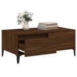 vidaXL Măsuță de cafea, stejar maro, 90x50x36,5 cm, lemn prelucrat vidaXL Măsuță de cafea, stejar maro, 90x50x36,5 cm, lemn prelucrat