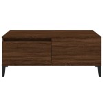 vidaXL Măsuță de cafea, stejar maro, 90x50x36,5 cm, lemn prelucrat vidaXL Măsuță de cafea, stejar maro, 90x50x36,5 cm, lemn prelucrat