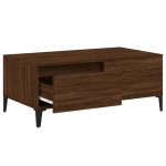 vidaXL Măsuță de cafea, stejar maro, 90x50x36,5 cm, lemn prelucrat vidaXL Măsuță de cafea, stejar maro, 90x50x36,5 cm, lemn prelucrat