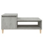 vidaXL Măsuță de cafea, gri beton, 100x50x45 cm, lemn prelucrat vidaXL Măsuță de cafea, gri beton, 100x50x45 cm, lemn prelucrat