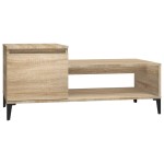 vidaXL Măsuță de cafea, stejar sonoma, 100x50x45 cm, lemn prelucrat vidaXL Măsuță de cafea, stejar sonoma, 100x50x45 cm, lemn prelucrat
