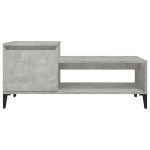 vidaXL Măsuță de cafea, gri beton, 100x50x45 cm, lemn prelucrat vidaXL Măsuță de cafea, gri beton, 100x50x45 cm, lemn prelucrat