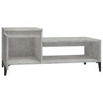 vidaXL Măsuță de cafea, gri beton, 100x50x45 cm, lemn prelucrat vidaXL Măsuță de cafea, gri beton, 100x50x45 cm, lemn prelucrat