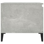 vidaXL Măsuță de cafea, gri beton, 100x50x45 cm, lemn prelucrat vidaXL Măsuță de cafea, gri beton, 100x50x45 cm, lemn prelucrat