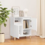 vidaXL Servantă, alb, 60x35x70 cm, lemn prelucrat vidaXL Servantă, alb, 60x35x70 cm, lemn prelucrat