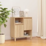 vidaXL Servantă, stejar sonoma, 60x35x70 cm, lemn prelucrat vidaXL Servantă, stejar sonoma, 60x35x70 cm, lemn prelucrat