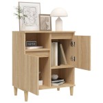 vidaXL Servantă, stejar sonoma, 60x35x70 cm, lemn prelucrat vidaXL Servantă, stejar sonoma, 60x35x70 cm, lemn prelucrat