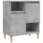 vidaXL Servantă, gri beton, 60x35x70 cm, lemn prelucrat vidaXL Servantă, gri beton, 60x35x70 cm, lemn prelucrat