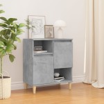 vidaXL Servantă, gri beton, 60x35x70 cm, lemn prelucrat vidaXL Servantă, gri beton, 60x35x70 cm, lemn prelucrat