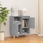 vidaXL Servantă, gri beton, 60x35x70 cm, lemn prelucrat vidaXL Servantă, gri beton, 60x35x70 cm, lemn prelucrat