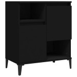 vidaXL Dulap, negru, 60x35x70 cm, lemn prelucrat