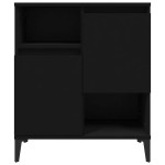 vidaXL Dulap, negru, 60x35x70 cm, lemn prelucrat