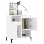 vidaXL Dulap, alb extralucios, 60x35x70 cm, lemn prelucrat