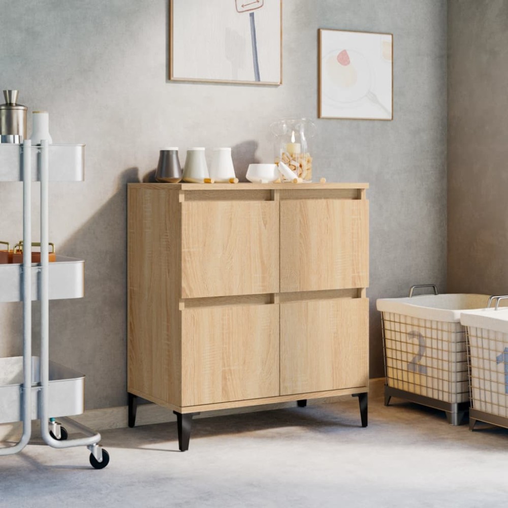 vidaXL Servantă, stejar sonoma, 60x35x70 cm, lemn prelucrat