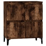 vidaXL Servantă, stejar fumuriu, 60x30x75 cm, lemn compozit vidaXL Servantă, stejar fumuriu, 60x30x75 cm, lemn compozit