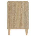 vidaXL Comodă TV, stejar sonoma, 100x35x55 cm, lemn prelucrat