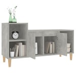 vidaXL Comodă TV, gri beton, 100x35x55 cm, lemn prelucrat vidaXL Comodă TV, gri beton, 100x35x55 cm, lemn prelucrat