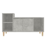 vidaXL Comodă TV, gri beton, 100x35x55 cm, lemn prelucrat vidaXL Comodă TV, gri beton, 100x35x55 cm, lemn prelucrat