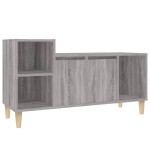 vidaXL Comodă TV, gri sonoma, 100x35x55 cm, lemn prelucrat vidaXL Comodă TV, gri sonoma, 100x35x55 cm, lemn prelucrat