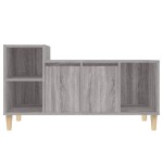 vidaXL Comodă TV, gri sonoma, 100x35x55 cm, lemn prelucrat vidaXL Comodă TV, gri sonoma, 100x35x55 cm, lemn prelucrat