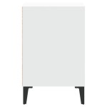 vidaXL Comodă TV, alb, 100x35x55 cm, lemn prelucrat vidaXL Comodă TV, alb, 100x35x55 cm, lemn prelucrat