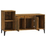 vidaXL Comodă TV, stejar fumuriu, 100x35x55 cm, lemn prelucrat vidaXL Comodă TV, stejar fumuriu, 100x35x55 cm, lemn prelucrat
