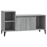 vidaXL Comodă TV, gri sonoma, 100x35x55 cm, lemn prelucrat vidaXL Comodă TV, gri sonoma, 100x35x55 cm, lemn prelucrat