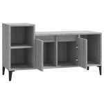 vidaXL Comodă TV, gri sonoma, 100x35x55 cm, lemn prelucrat vidaXL Comodă TV, gri sonoma, 100x35x55 cm, lemn prelucrat