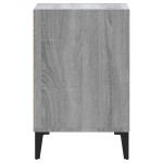vidaXL Comodă TV, gri sonoma, 100x35x55 cm, lemn prelucrat vidaXL Comodă TV, gri sonoma, 100x35x55 cm, lemn prelucrat