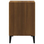 vidaXL Comodă TV, stejar maro, 100x35x55 cm, lemn prelucrat