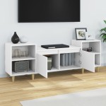 vidaXL Comodă TV, alb, 160x35x55 cm, lemn prelucrat vidaXL Comodă TV, alb, 160x35x55 cm, lemn prelucrat