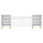 vidaXL Comodă TV, alb, 160x35x55 cm, lemn prelucrat vidaXL Comodă TV, alb, 160x35x55 cm, lemn prelucrat