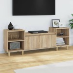 vidaXL Comodă TV, stejar sonoma, 160x35x55 cm, lemn prelucrat vidaXL Comodă TV, stejar sonoma, 160x35x55 cm, lemn prelucrat