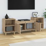 vidaXL Comodă TV, stejar sonoma, 160x35x55 cm, lemn prelucrat vidaXL Comodă TV, stejar sonoma, 160x35x55 cm, lemn prelucrat