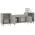 vidaXL Comodă TV, gri beton, 160x35x55 cm, lemn prelucrat vidaXL Comodă TV, gri beton, 160x35x55 cm, lemn prelucrat