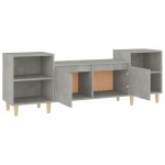 vidaXL Comodă TV, gri beton, 160x35x55 cm, lemn prelucrat vidaXL Comodă TV, gri beton, 160x35x55 cm, lemn prelucrat