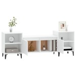 vidaXL Comodă TV, alb, 160x35x55 cm, lemn prelucrat vidaXL Comodă TV, alb, 160x35x55 cm, lemn prelucrat