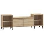 vidaXL Comodă TV, stejar sonoma, 160x35x55 cm, lemn prelucrat vidaXL Comodă TV, stejar sonoma, 160x35x55 cm, lemn prelucrat